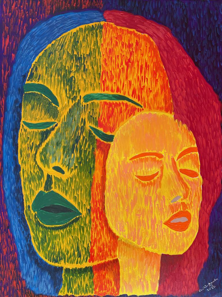 Original Figurative Women Paintings by Cecilia Anastos