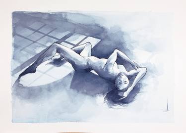 Original Illustration Nude Paintings by Vito Lentini