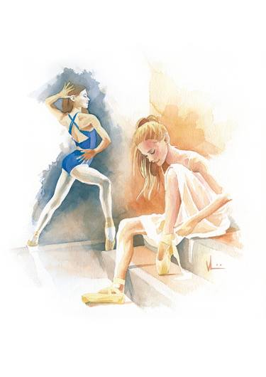 Print of Figurative Performing Arts Paintings by Vito Lentini