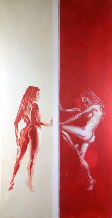 Original Figurative Women Paintings by Vito Lentini