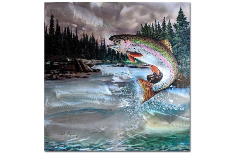 Trout Haven Painting by Josh Cooper