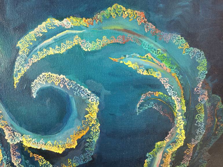 Original Figurative Animal Painting by Tanti Titova