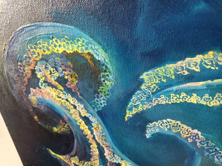 Original Figurative Animal Painting by Tanti Titova