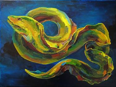 Original Modern Animal Painting by Tanti Titova