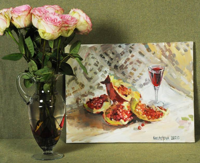 Original Fine Art Still Life Painting by Irina Krechetova