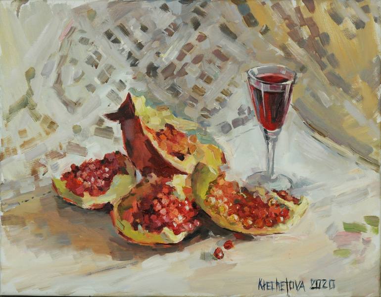 Original Fine Art Still Life Painting by Irina Krechetova