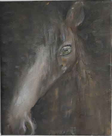 Print of Abstract Expressionism Horse Paintings by Lena Peri
