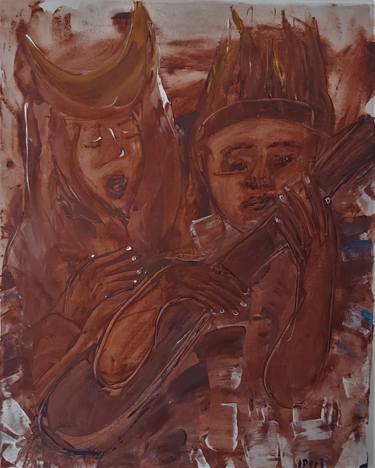 Print of Figurative Family Paintings by Lena Peri