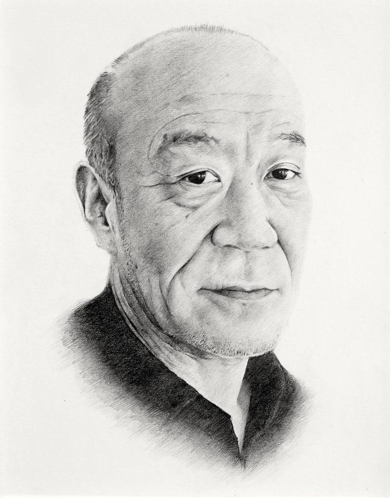 Joe Hisaishi Drawing by Seihee Cho | Saatchi Art