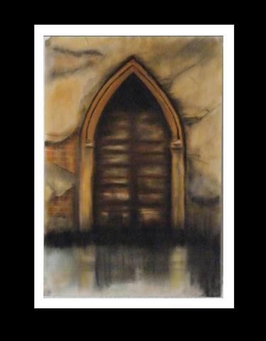 Old Door Drawing By Troy Clarke Saatchi Art