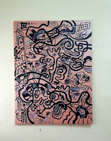 Original Abstract Painting by Alvin Koay
