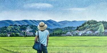 Original Realism Landscape Painting by GANG YIN