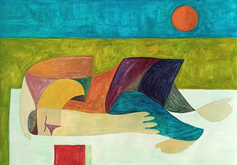 Nap Painting by Dux Hotu Saatchi Art