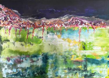 Original Abstract Painting by Kloo  Pascale Rey-Texier