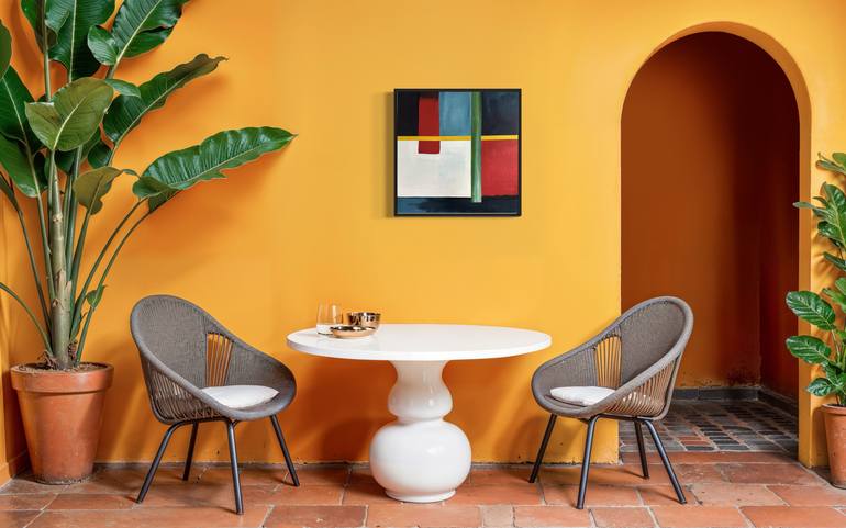 Original Abstract Painting by Kloo  Pascale Rey-Texier
