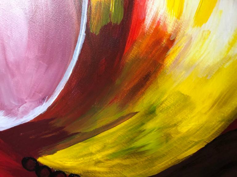 Original Abstract Painting by Kloo  Pascale Rey-Texier