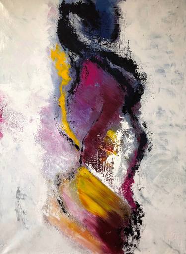 Original Abstract Paintings by KLOO  Pascale REY-TEXIER
