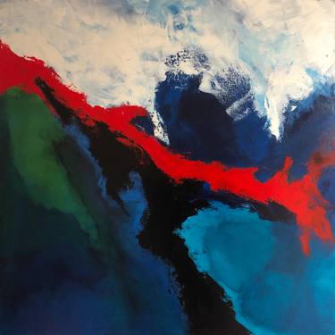 Original Abstract Expressionism Abstract Paintings by KLOO  Pascale REY-TEXIER
