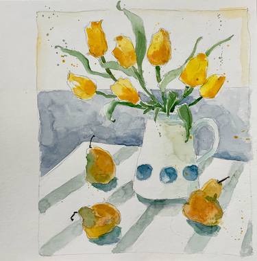 Print of Impressionism Still Life Paintings by Nataliе Mierau