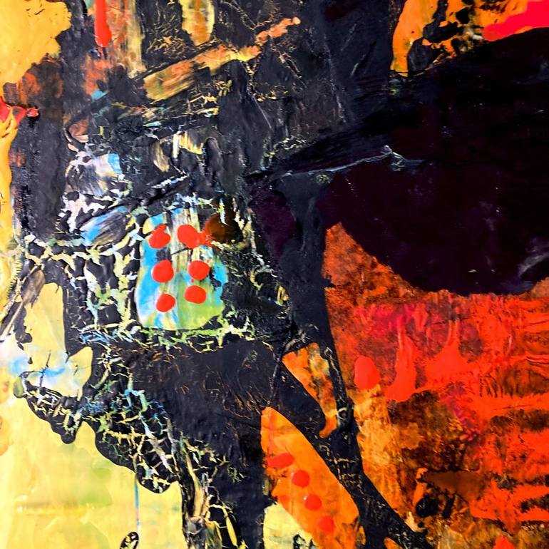 Original Abstract Mixed Media by Diane Leon