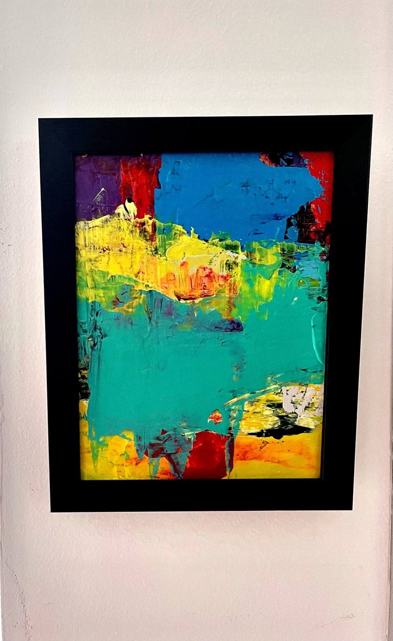 Original Abstract Expressionism Abstract Painting by Diane Leon