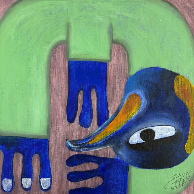Print of Abstract Expressionism Animal Paintings by Sharon Gekonge