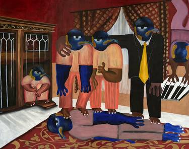 Print of Conceptual People Paintings by Sharon Gekonge