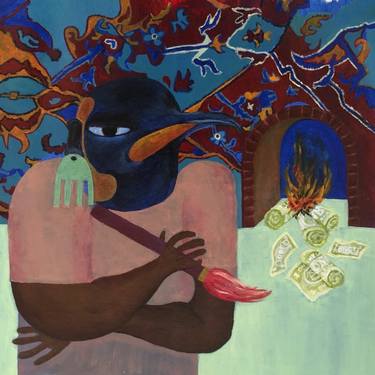 Original Conceptual Animal Painting by Sharon Gekonge