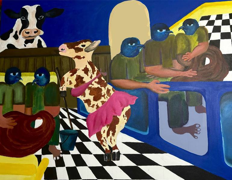 Print of Conceptual Animal Paintings by Sharon Gekonge