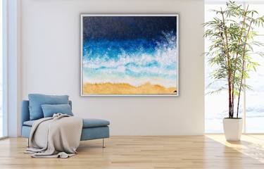 Mystic Ocean Large Abstract Painting thumb
