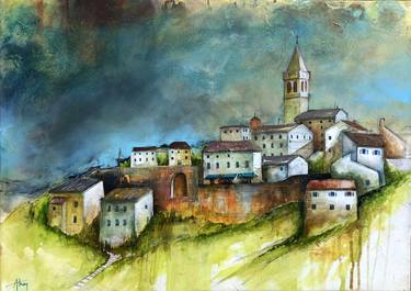 Print of Cities Paintings by Keith Kitt Athay