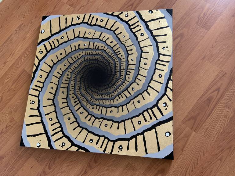 Original Fine Art Calligraphy Painting by Emine Geçtan