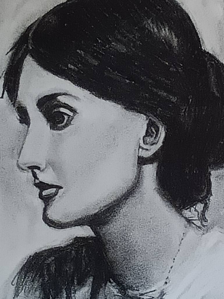 Original Portrait Drawing by Marit Refsnes