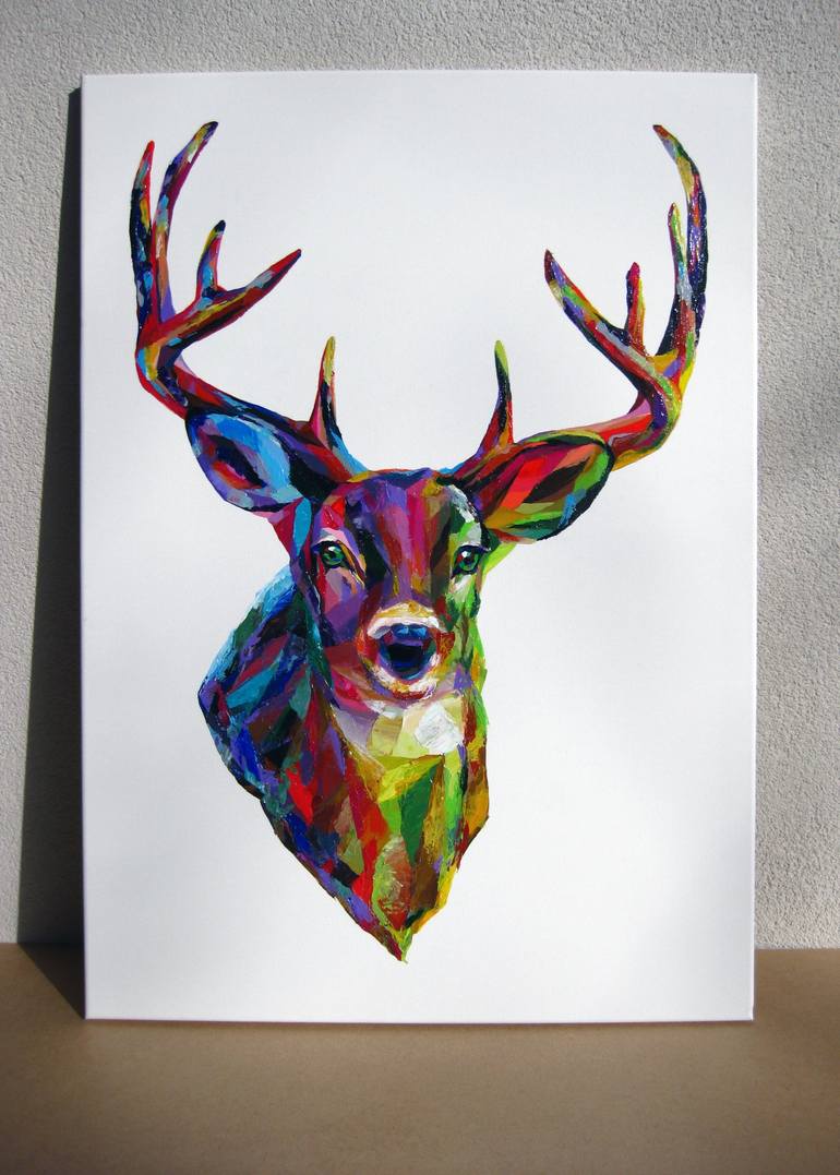 Original Animal Painting by Marina Geipel