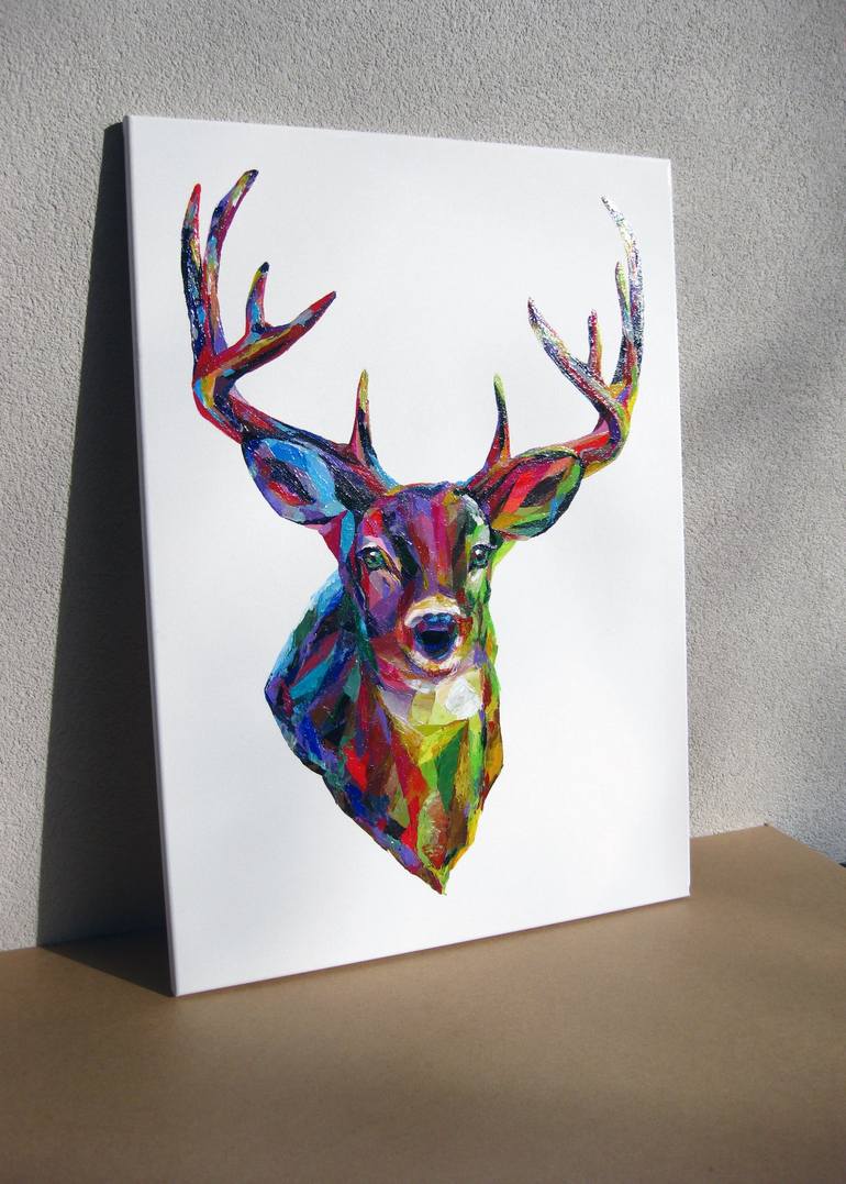 Original Animal Painting by Marina Geipel