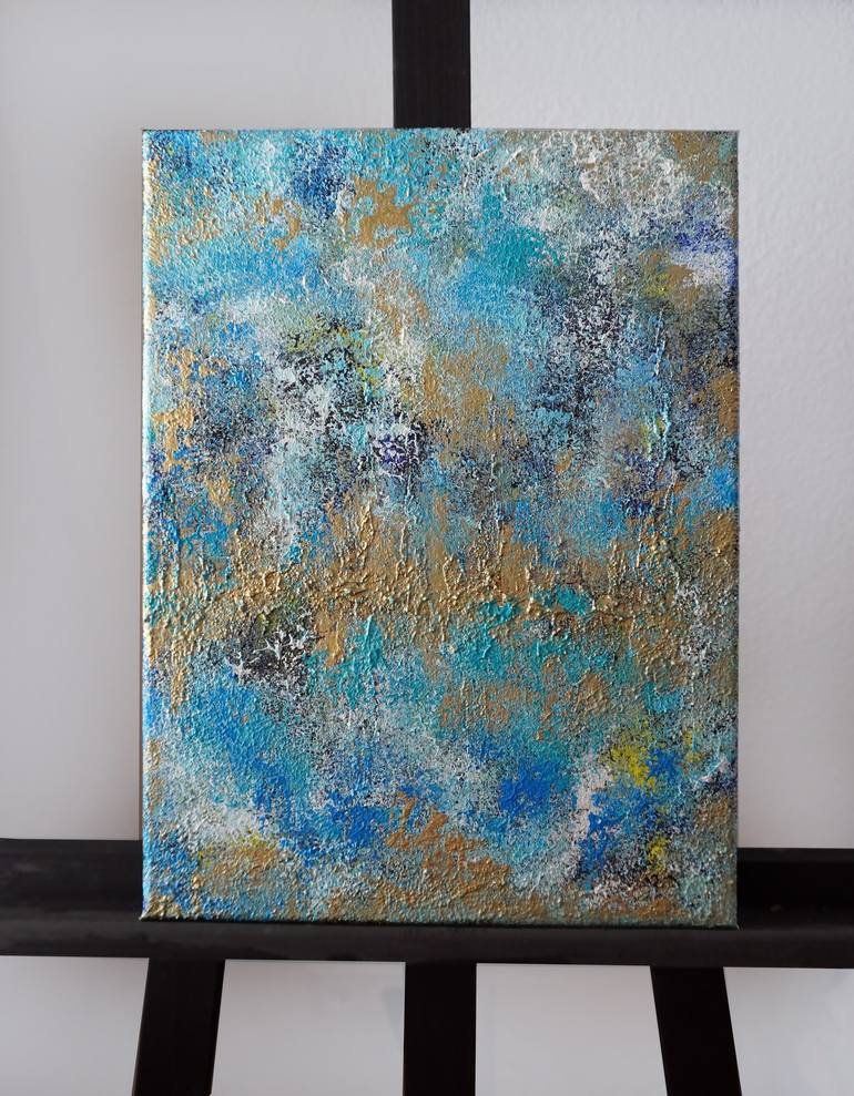 Original Abstract Expressionism Abstract Painting by Marina Geipel
