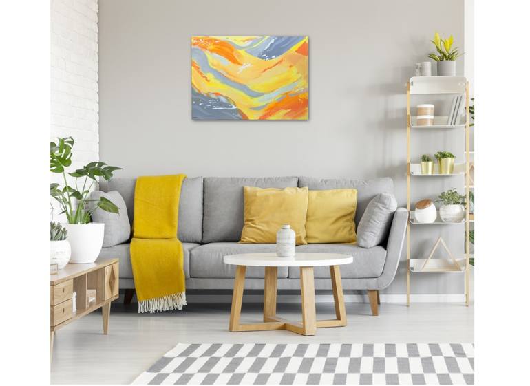 Original Abstract Painting by Hanna Borowska