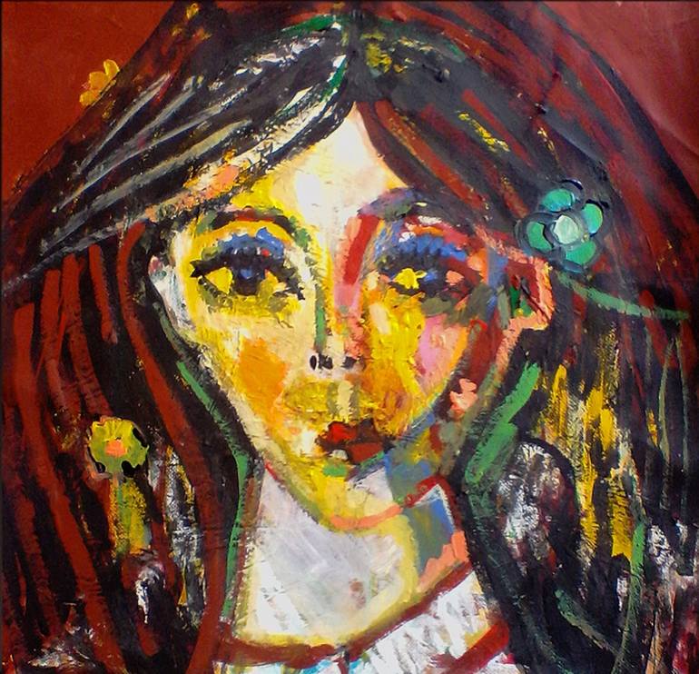 VICTORIA Painting by German Eduardo Carrillo | Saatchi Art