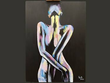 Original Pop Art Abstract Paintings by Lilit Wecker