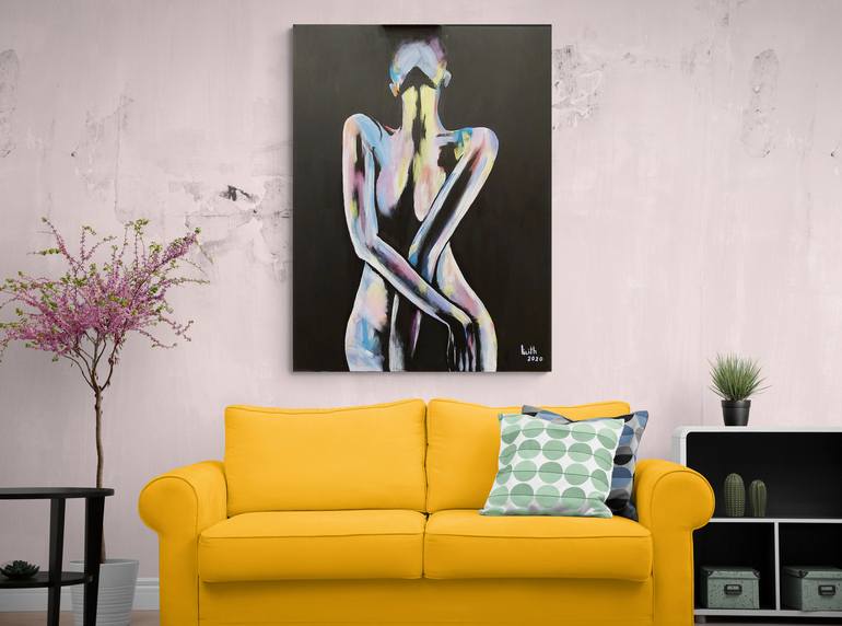 Original Pop Art Abstract Painting by Lilit Wecker