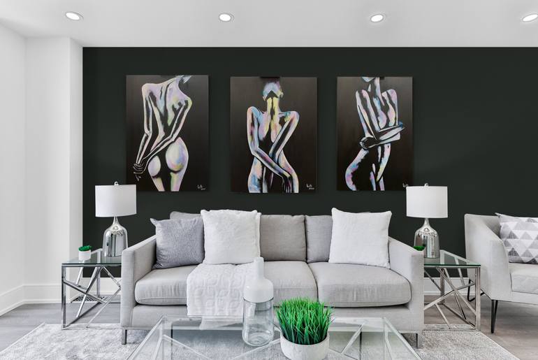 Original Modernism Abstract Painting by Lilit Wecker