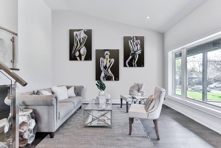 Original Modernism Abstract Painting by Lilit Wecker