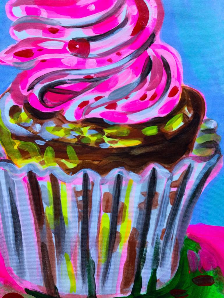 Original Expressionism Food & Drink Painting by Emma Ryan