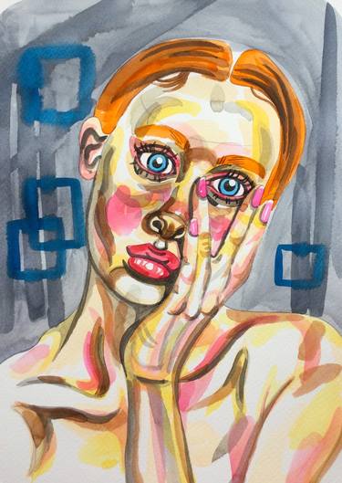 Original Expressionism Women Paintings by Emma Ryan