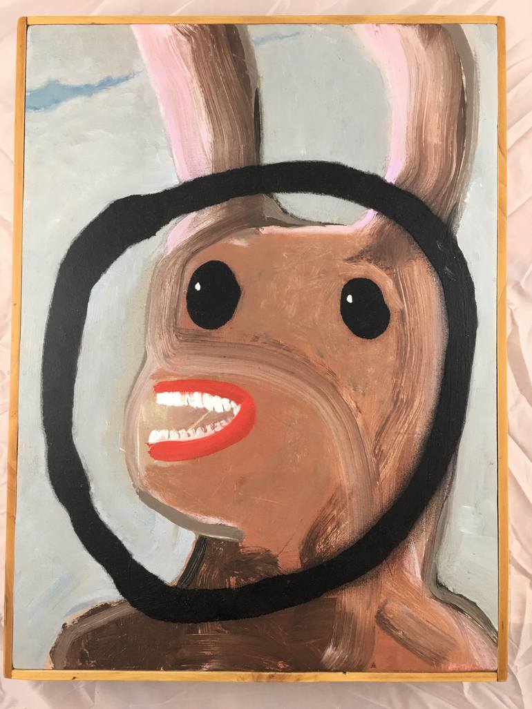 Original Expressionism Animal Painting by Christopher St John