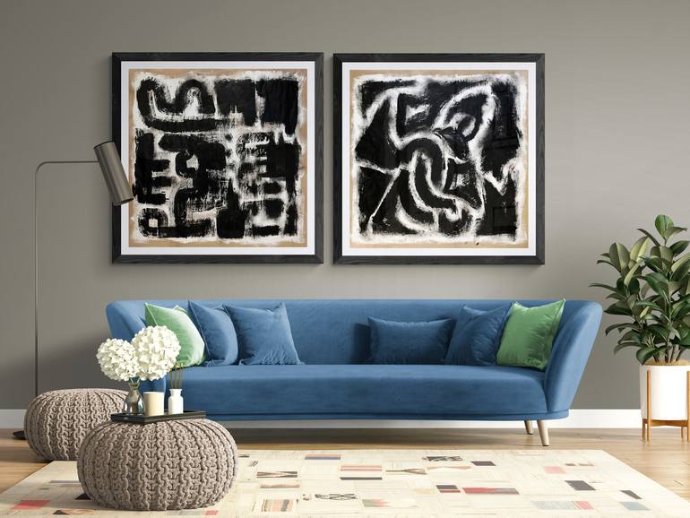 Original Contemporary Abstract Painting by Niko Ekman