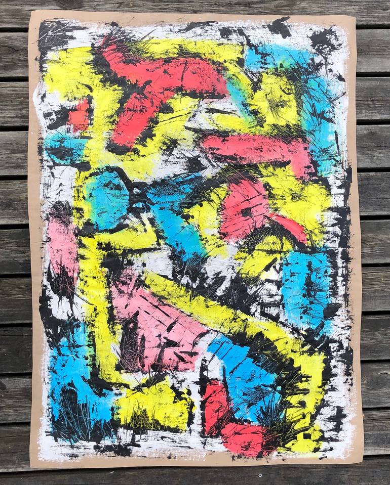 Original Abstract Painting by Niko Ekman