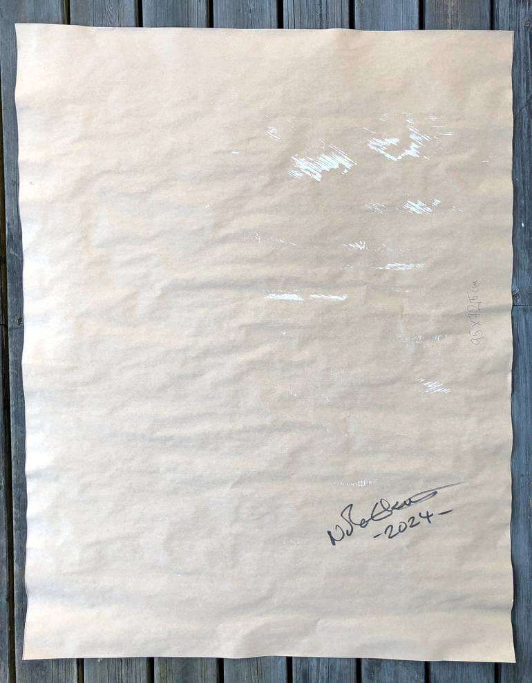 Original Black & White Abstract Painting by Niko Ekman