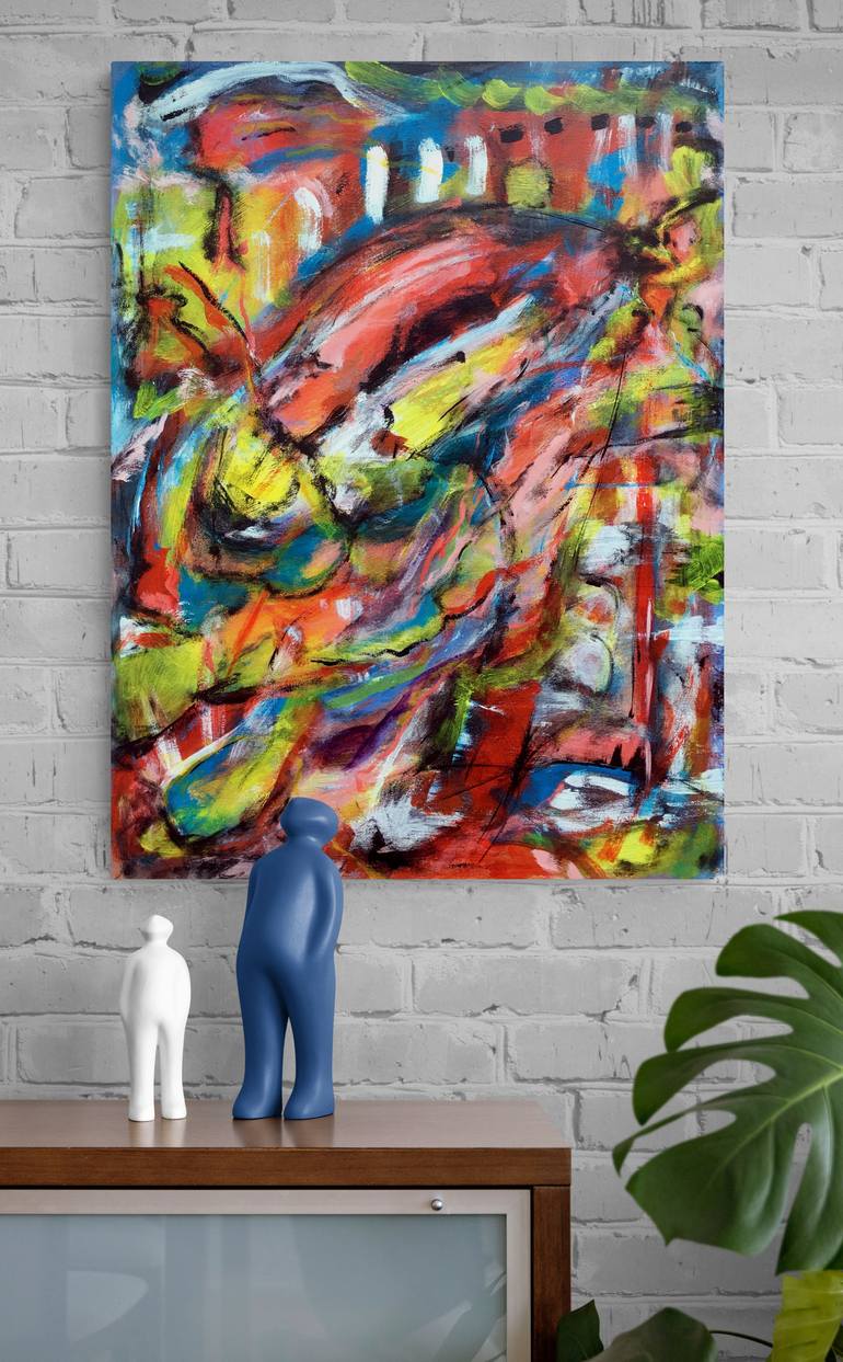 Original Abstract Painting by Niko Ekman