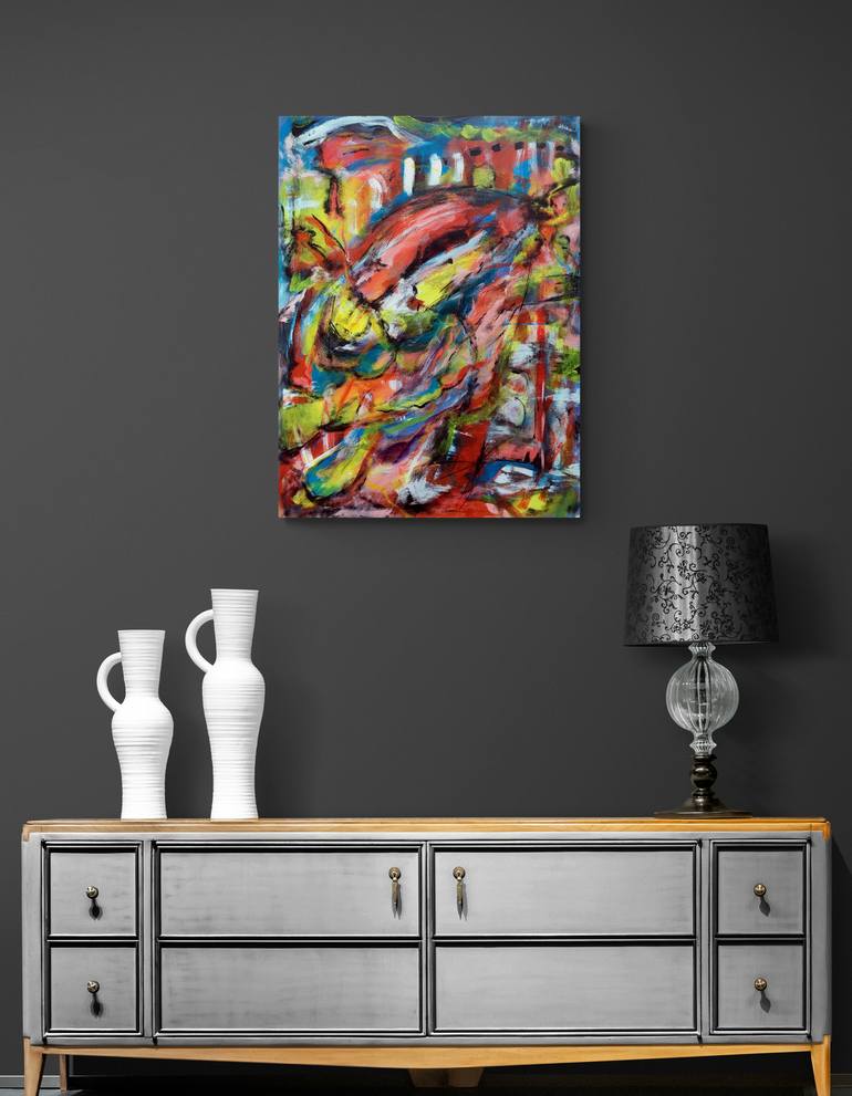 Original Abstract Painting by Niko Ekman